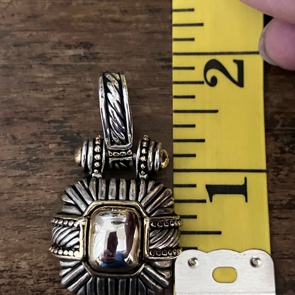 Brighton Elegant Silver and Gold Tone Pendant - Picture 6 of 7